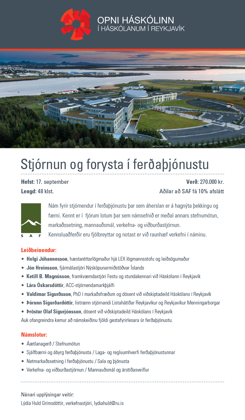 Opni Háskólinn í Reykjavík