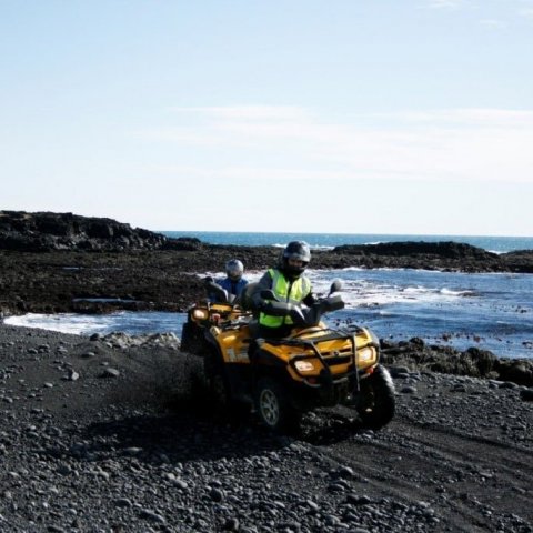 Fjórhjólaferðir í fjörunni