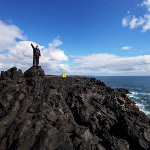 Gönguferð um Reykjanestánna