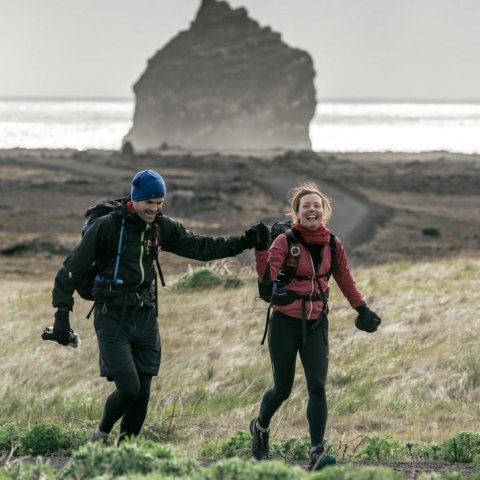 Gengið eða hlaupið á Reykjanesi