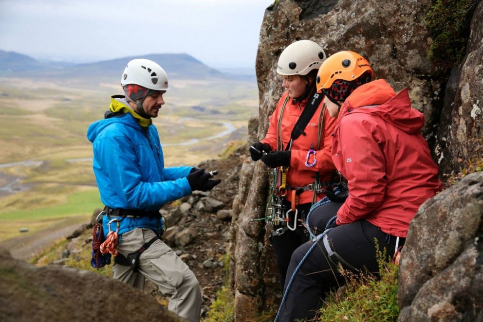 Hluti námsins er kennt úti