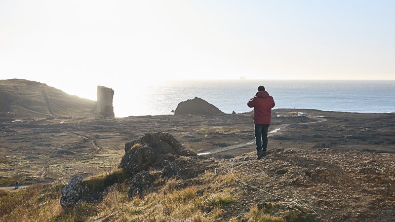 Útsýni frá Reykjanesvita. Mynd: Bjarki Jóhannsson
