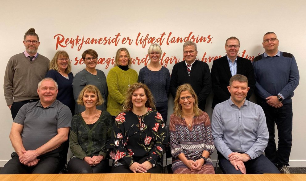 Á fundi stýrihóps Stjórnarráðsins um byggðamál með stjórn Sambands sveitarfélaga á Suðurnesjum.