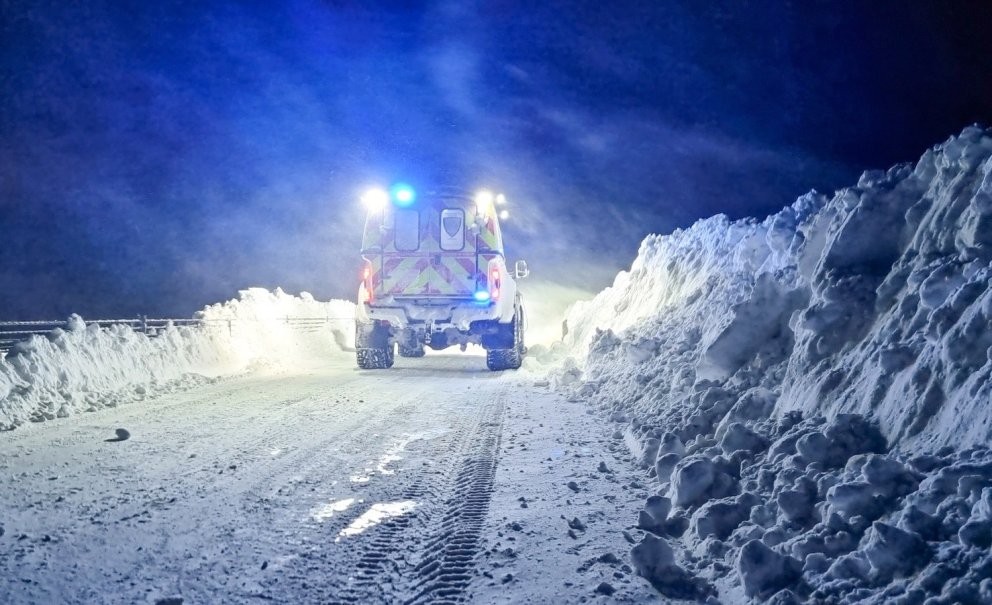 Björgunarsveitir hafa verið önnum kafnar alla helgina. Mynd: Björgunarsveitin Þorbjörn 2022