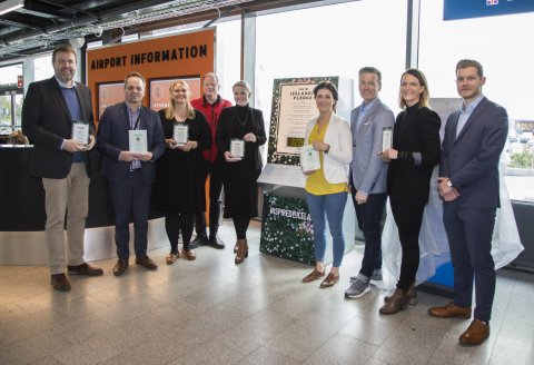 Frá athöfninni í dag