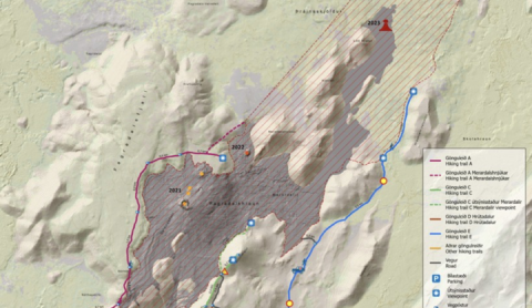 Updated hiking map (25. July 2023)
